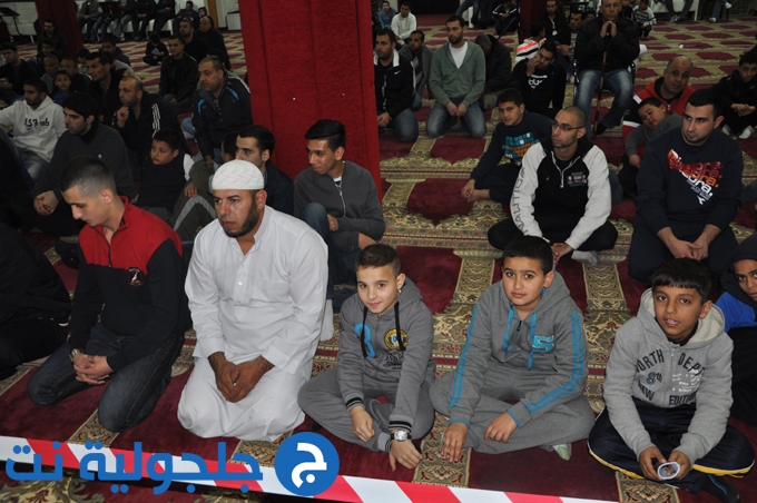 الاحتفال بذكرى مولد الرسول في مسجد البخاري في جلجولية
